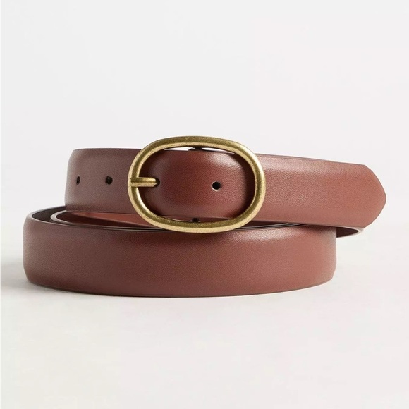 TORRID Oval Buckle Brown Denim Belt - Picture 1 of 3